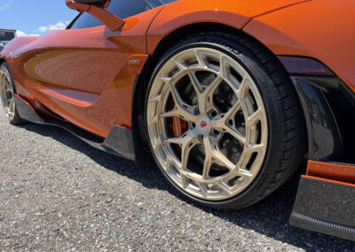 Mclaren 720s super car stone guard installed