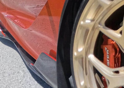 Mclaren 720s super car stone guard installed