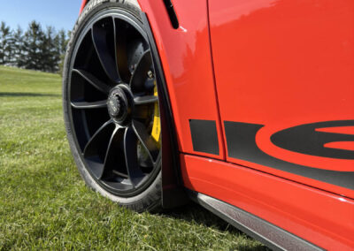 porsche 911 gt3rs supercar guard installed