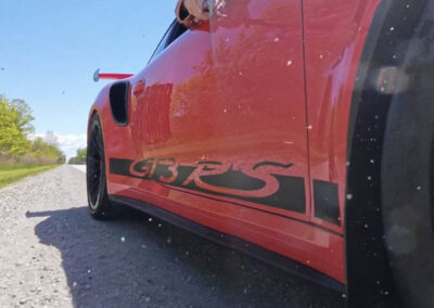 porsche 911 gt3rs supercar guard installed